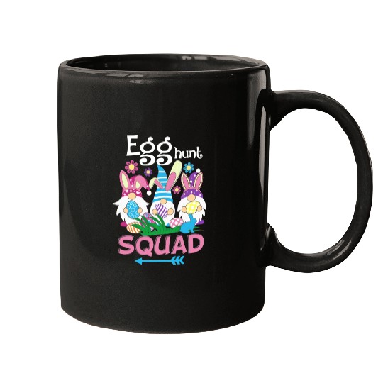 Egg Hunt Squad green Mugs