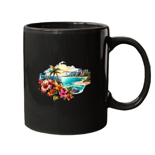 Tropical Paradise Mugs
