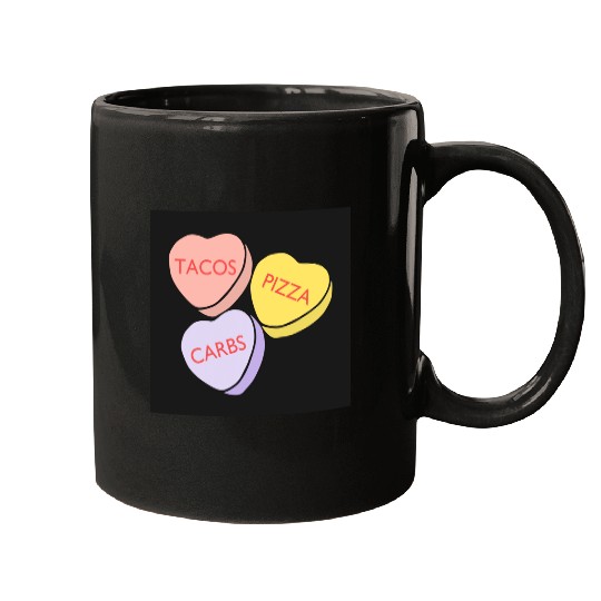 FRONTARTFunny Conversation Hearts Candy Mugs