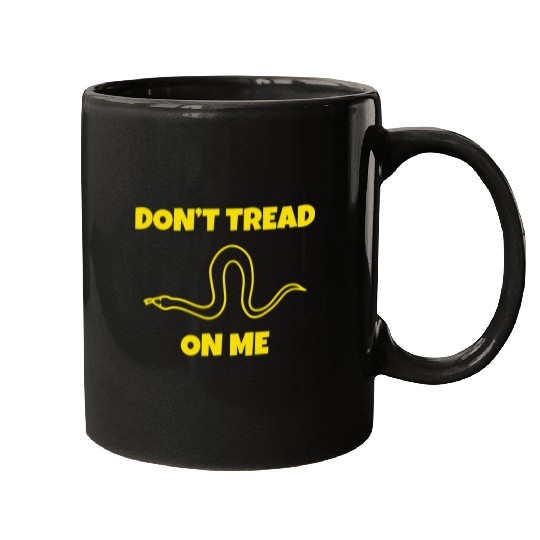 Dont Tread On Me Line Snake Mugs