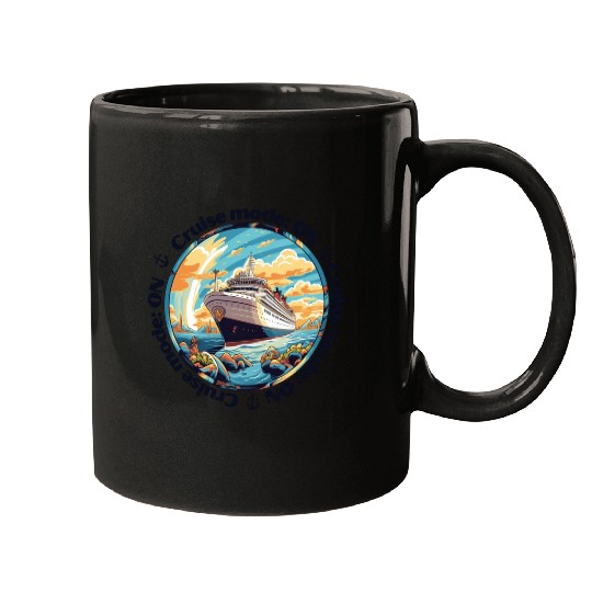 Cruise Mode: On Ship Vacation Mugs
