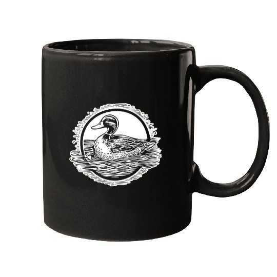 Duck Bird Nature Pond Mugs