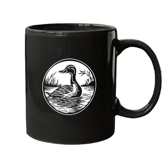 Duck Bird Nature Pond Mugs