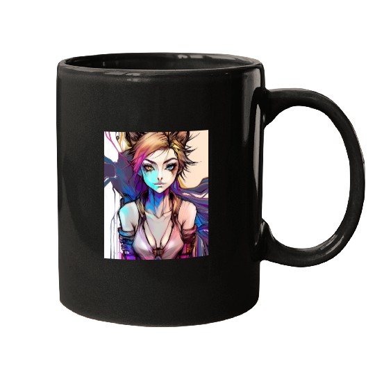 lady punk Mugs