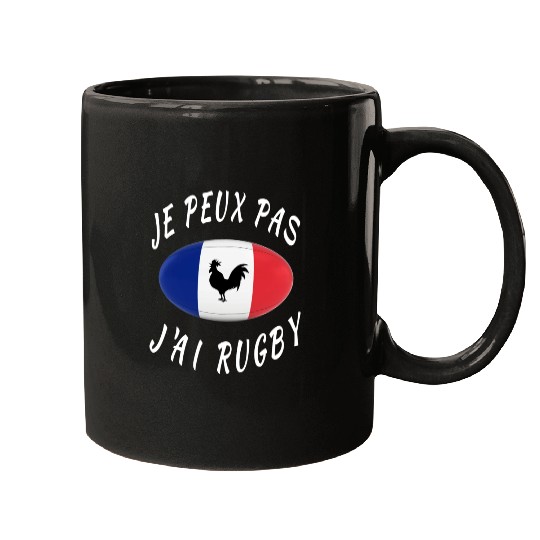 Je Peux Pas J ai Rugby France Rugby Cadeau Mugs