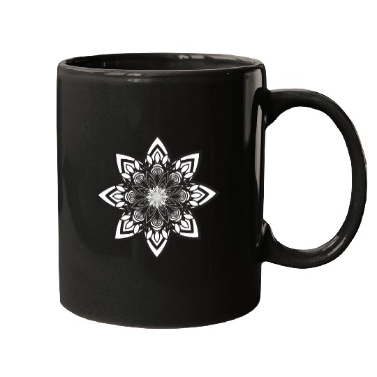 Mandala Flower Mugs