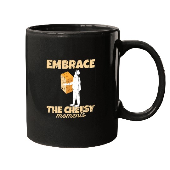 Embrace the cheesy moments - Cheese Mugs