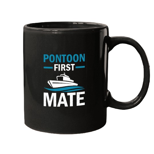 Pontoon Boat First Mate Captain Mugs