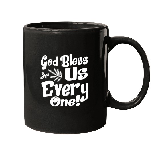 A Christmas Carol Charles Dickens God Bless Us Mugs