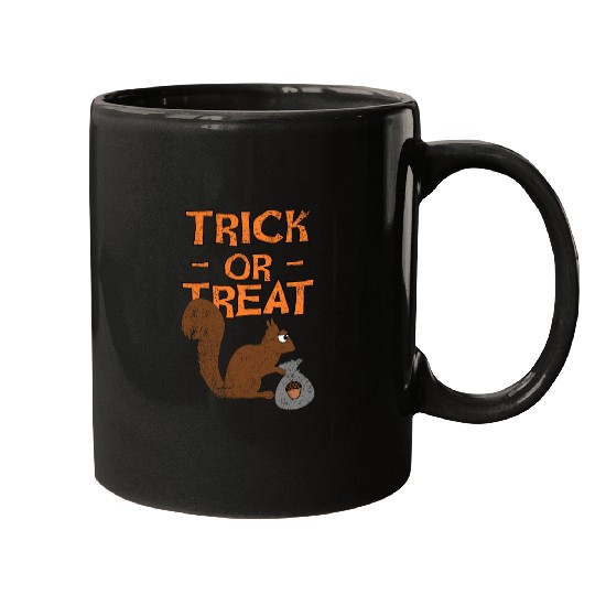 Trick Or Treat Squirrel Mugs