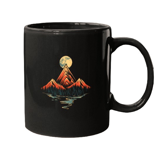 Majestic Full Moon Mugs