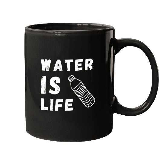 Water Is Life Save Water Save The Planet Earth Mugs