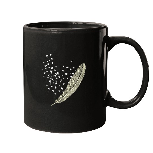 Feather Birds Mugs