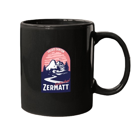 Valais Canton Zermatt Switzerland Mugs