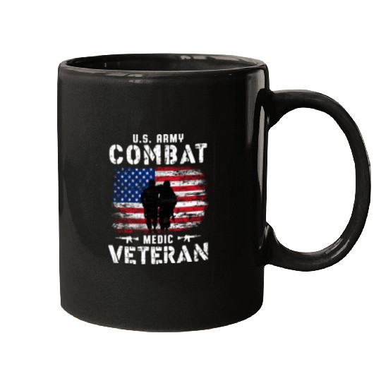 US Army Combat Medic Veteran Mugs
