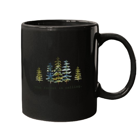The Forest Is Calling Nature Lovers Mugs