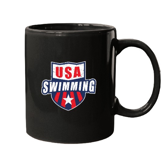 Usa Swimming Team Sports Athlete Us Swim Aquatic Mugs