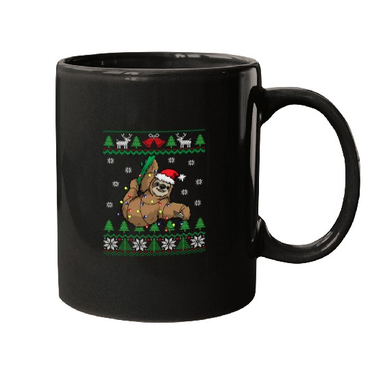Sloth Santa Sloth Ugly Mugs
