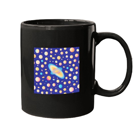 Galaxy nebula art Mugs