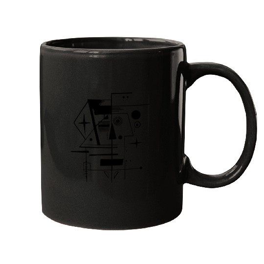 Geometric face design Mugs