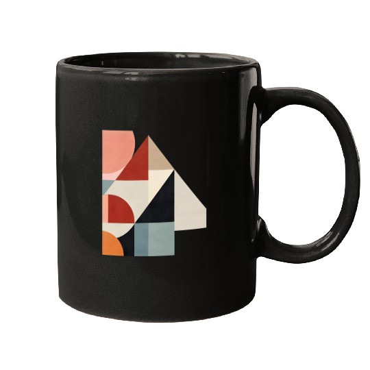 Floral Modern Geometric Mid Century 11 Mugs