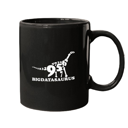 Big Data Dinosaur Machine Learning Data Analyst Mugs