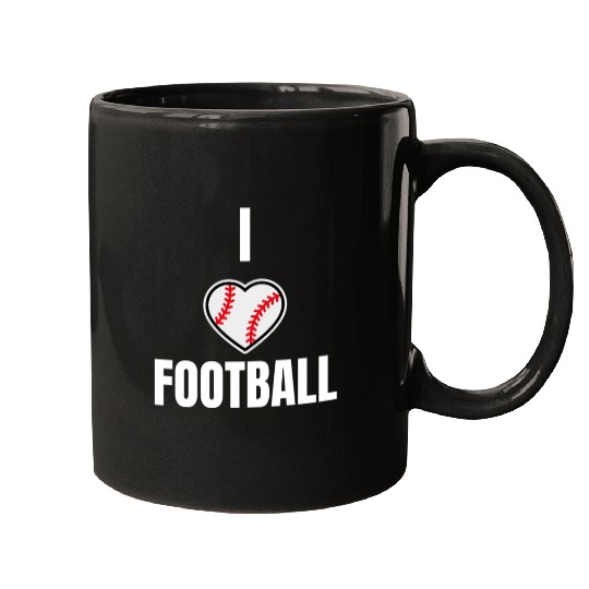 I love Football Mugs