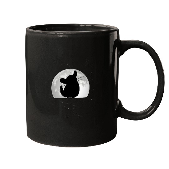 Chinchilla Moon Dust Bunny Mugs