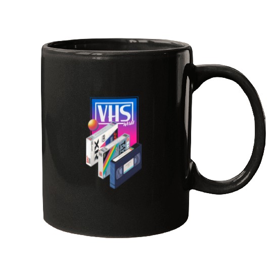 80s T ShirtVHS world Mugs