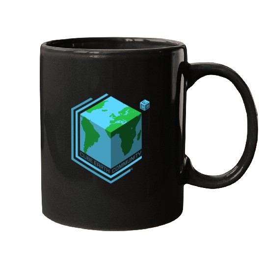Cube Earth Community Mugs