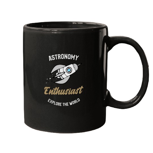 Astronomy Enthusiast - moon astronomy Mugs