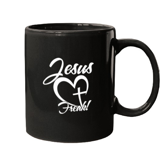 Jesus Freak Love Jesus Christian Christmas Mugs