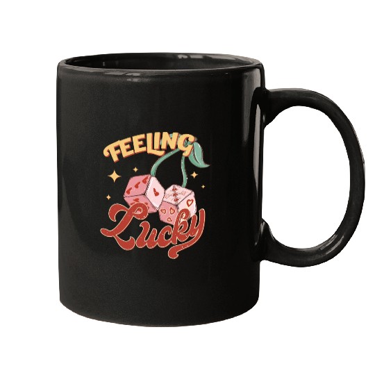 Feeling Lucky Tic Tac Toe Love Game Valentine Gift Mugs