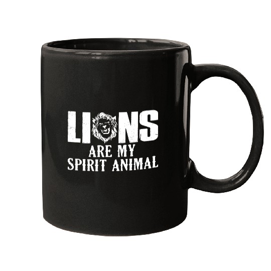 Lion Love Joke Spirit Mane Lioness Leo Predator Mugs