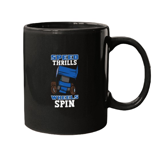 Sprint Car Mom Dirt Track Racing Racing Race Day Mugs