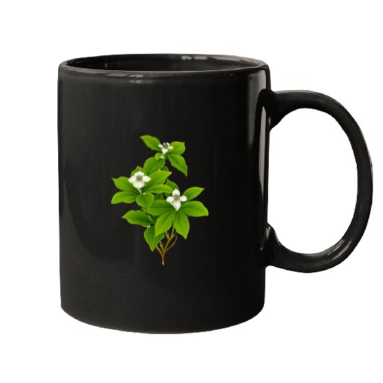 green leaves Mugs