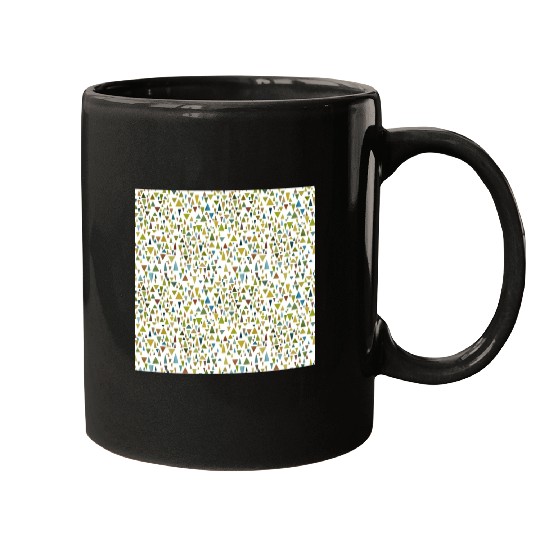 Geometric fantasy in nature colors Mugs