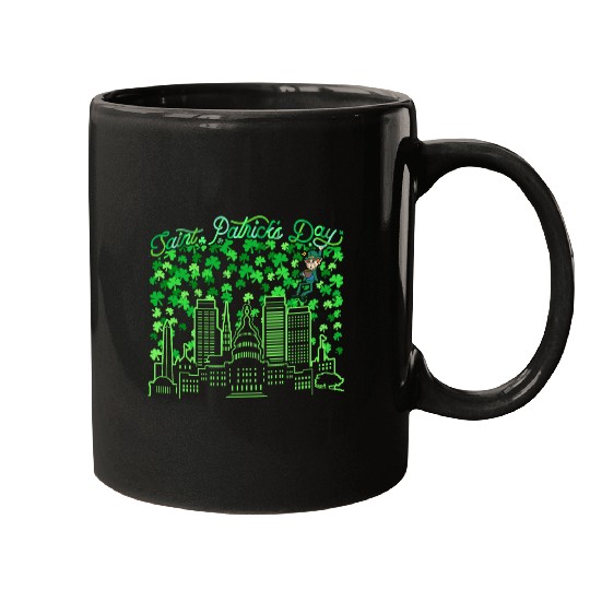 Saint Patrick's Day Washington DC Mugs