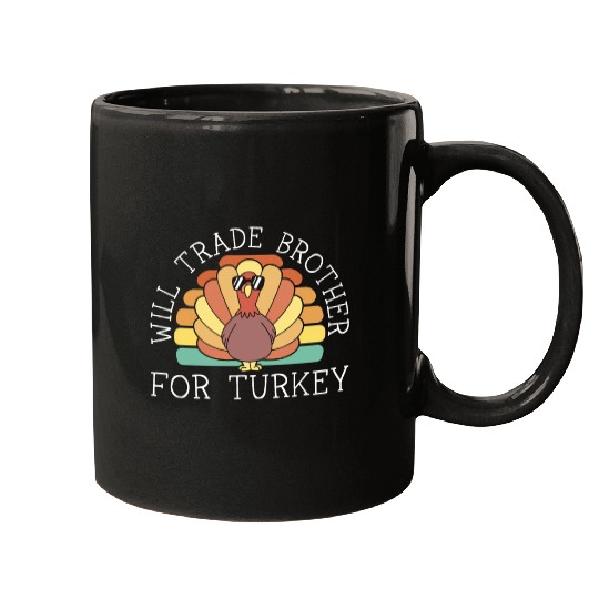 Happy Thanksgiving Holiday Dinner Turkey Blessed Mugs