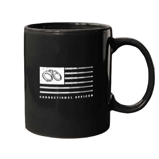 USA Flag correctional officer Mugs