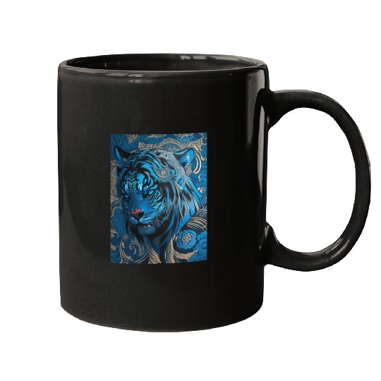 Blue Tiger Mugs