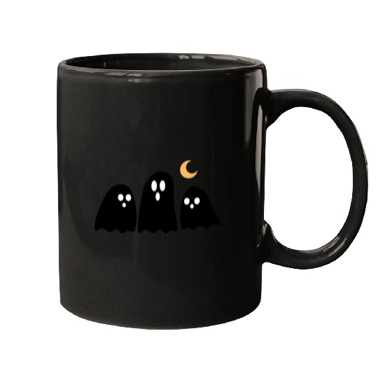 halloween 3 black Mugs