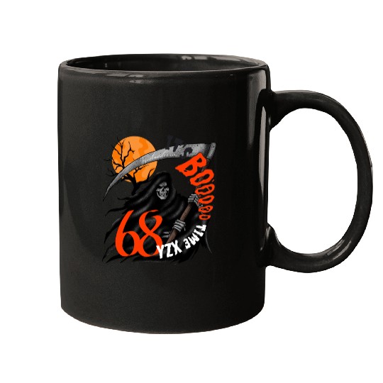 Grim reaper, creepy halloween Mugs
