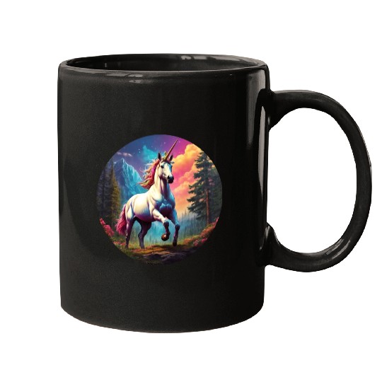 Rainbow Unicorn Mugs