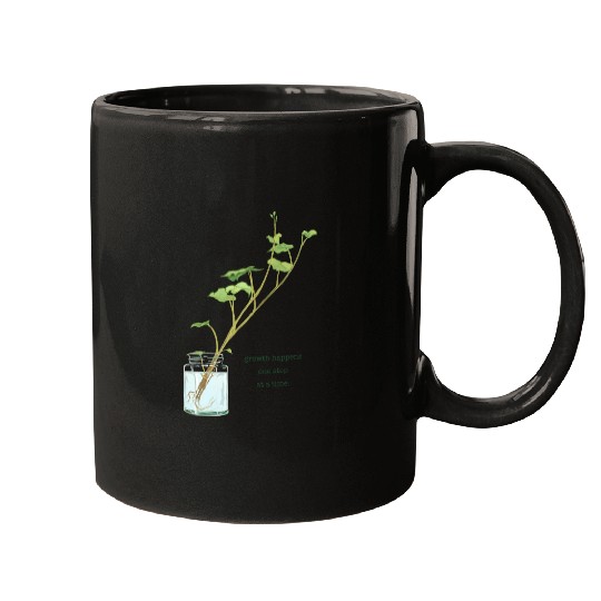 Growth Happens One Step At A Time Mugs