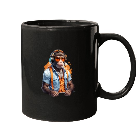 monkey music Mugs