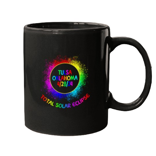 Total Solar Eclipse Tulsa Oklahoma 4/28/24 Kids Mugs