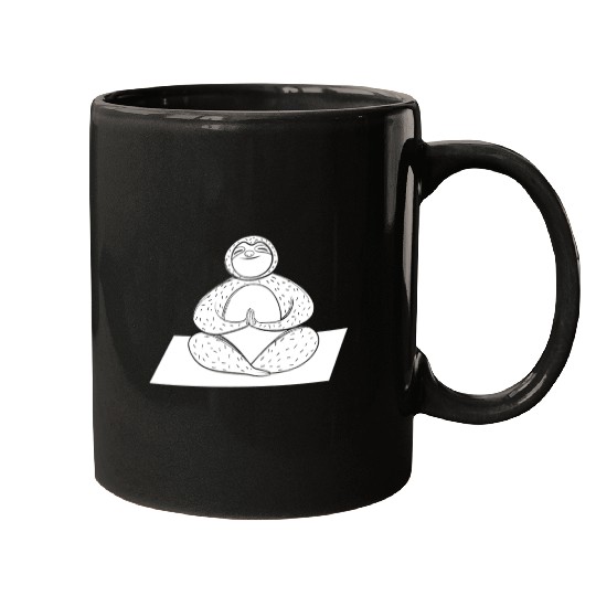 Sloth Yoga Mugs
