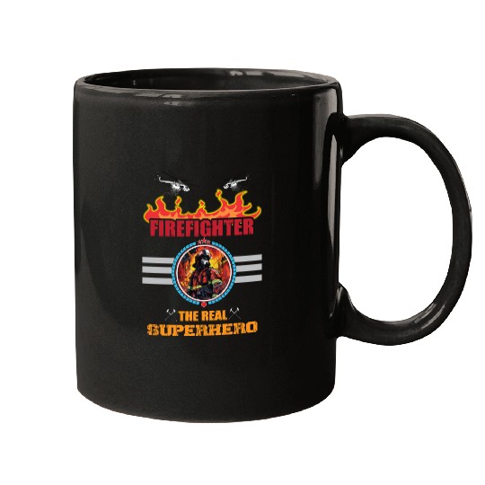 Fire Fighter Mugs-Superhero Mugs