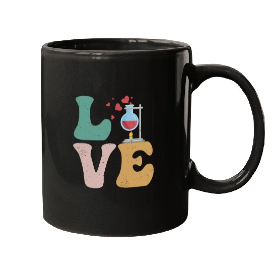 Chemistry Chemist Science LOVE Mugs